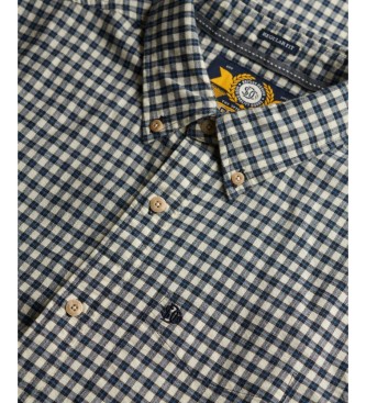 Superdry Camisa Premium Check Oxford verde