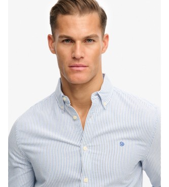Superdry Blue striped preppy Oxford shirt
