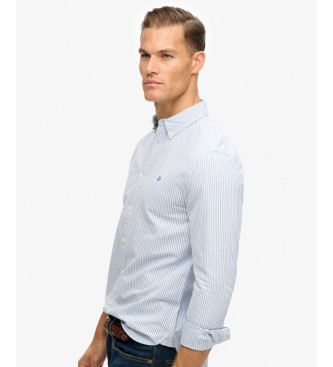 Superdry Blue striped preppy Oxford shirt