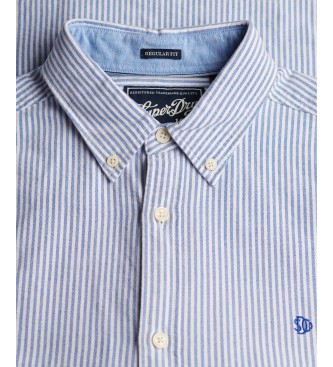 Superdry Blue striped preppy Oxford shirt