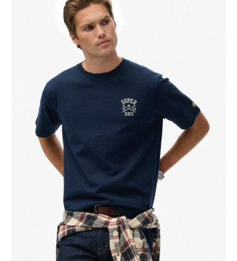 Superdry T-shirt azul-marinho do Athletic Club