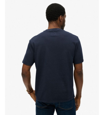 Superdry T-shirt Athletic Essential azul-marinho