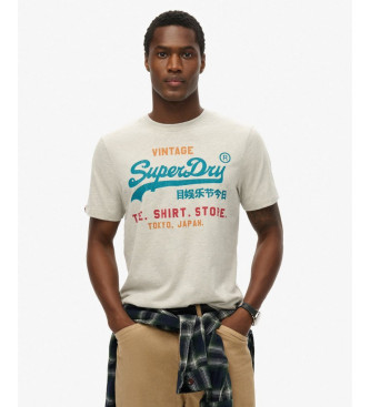 Superdry T-shirt Cali Relaxed bege