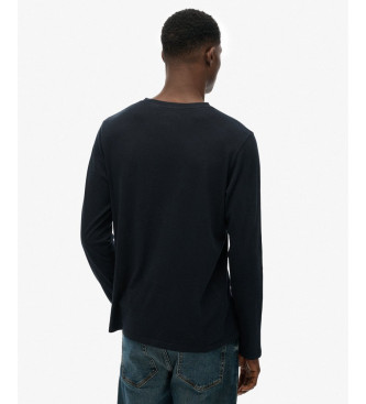 Superdry Koszulka Classic Essential w kolorze granatowym