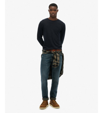 Superdry Koszulka Classic Essential w kolorze granatowym