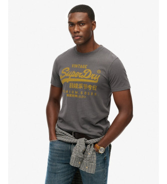 Superdry T-majica Classic T Vintage siva