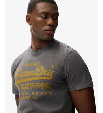Superdry T-majica Classic T Vintage siva