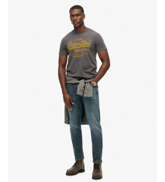 Superdry T-majica Classic T Vintage siva