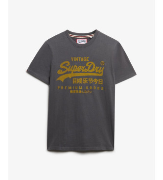 Superdry T-majica Classic T Vintage siva