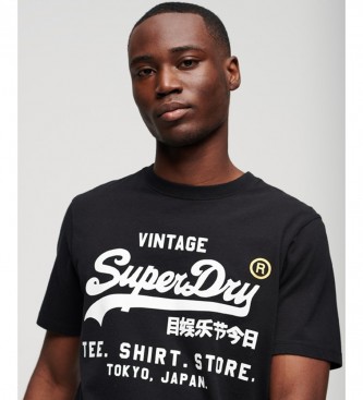 Preços baixos em Camisetas Superdry Preto para Homens
