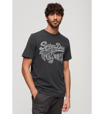 Superdry Stay Lucky T-shirt sort