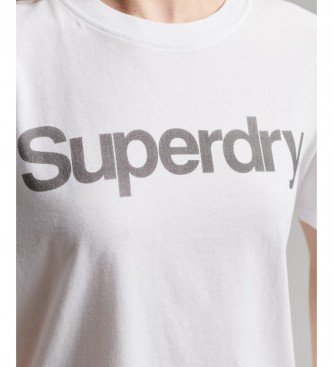 Superdry T-shirt avec logo Core blanc