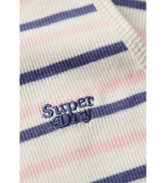 Superdry Majica z logotipom Essential z belim olimpijskim hrbtom