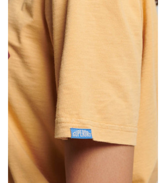 Superdry Mustard 70s Classic Logo T-shirt