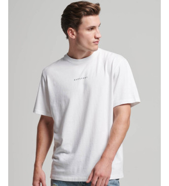 Superdry T-shirt com logtipo Code Surplus branco