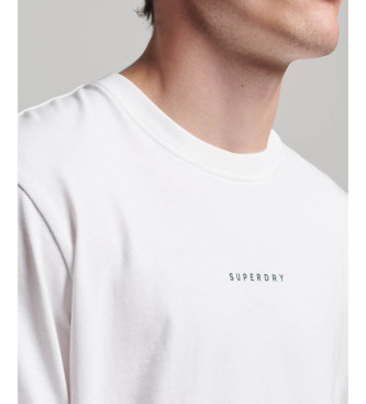 Superdry T-shirt com logtipo Code Surplus branco