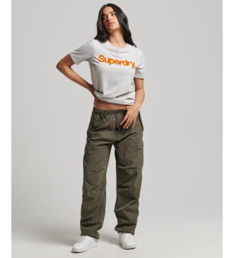 Superdry T-shirt avec logo Core Neon grey