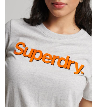 Superdry T-shirt avec logo Core Neon grey