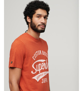 Superdry Copper Label T-shirt orange