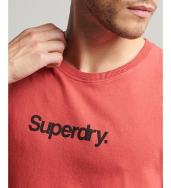 Superdry Core Logo Classic T-shirt czerwony