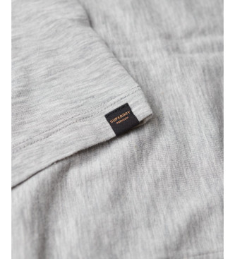 Superdry T-shirt court baggy gris clair