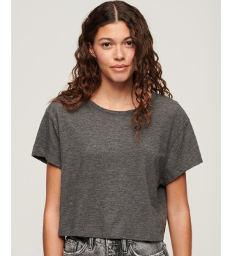 Superdry Lstsiddende gr kort t-shirt