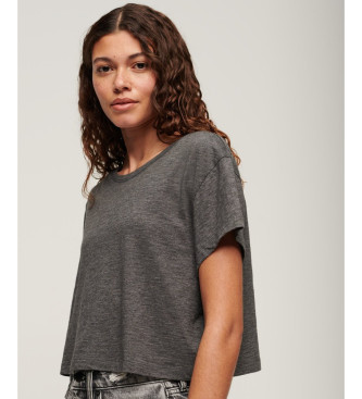 Superdry T-shirt court gris ample