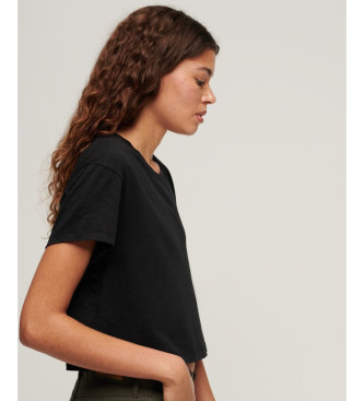 Superdry T-shirt noir court et ample