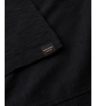 Superdry Camiseta corta holgada negro