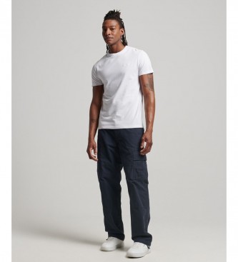 Superdry T-shirt van biologisch katoen met wit Essential-logo