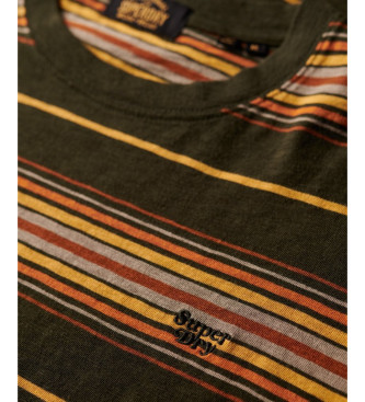 Superdry Camiseta de corte relajado a rayas multicolor