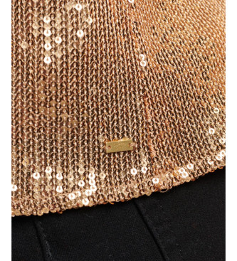 Superdry Gold sequinned tank top