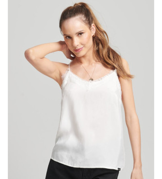 Superdry Eyelash tank top white