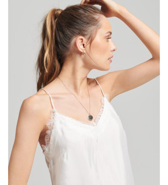 Superdry Eyelash tank top white