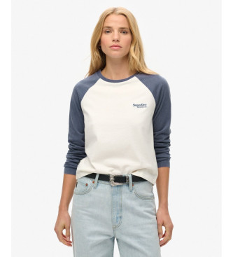 Superdry Maglietta da baseball blu Essential