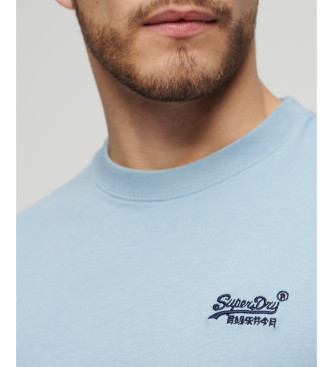 Superdry Camiseta Essential Logo azul