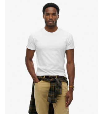 Superdry T-shirt bianca con logo essenziale