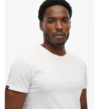 Superdry T-shirt bianca con logo essenziale