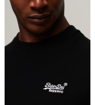 Superdry Camiseta Essential negro