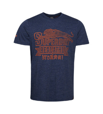 Superdry T-shirt grafica Navy Athletic College