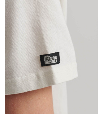 Superdry T-shirt grfica Tattoo Script branco