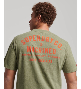 Superdry Camiseta grfica Workwear Trade verde