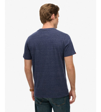 Superdry Sproščena industrijska majica mornarske barve