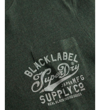 Superdry Industrieel Relaxed T-shirt groen