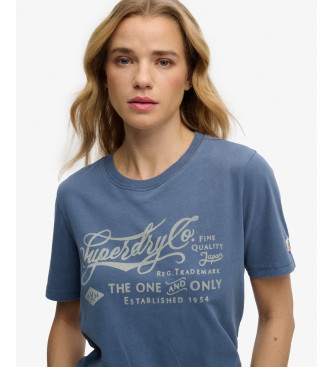 Superdry Insutry Worker T-shirt blue