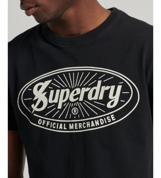 Superdry Camiseta Lightning Con Logo Workwear negro