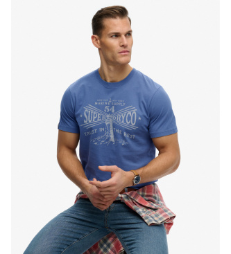 Superdry Lo-fi Dockside mornarska majica