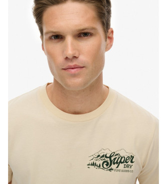 Superdry T-shirt beige Lofi