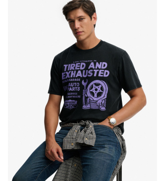 Superdry Majica lokalnega podjetja črna