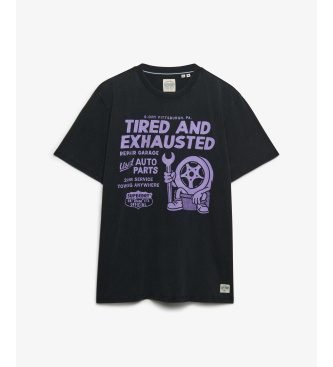 Superdry Majica lokalnega podjetja črna